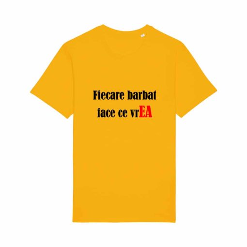 Tricouri personalizate cu mesaj fiecare barbat