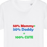 Tricouri personalizate cu mesaj 50% mommy