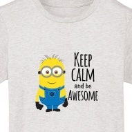 Tricouri personalizate cu mesaj keep calm minioni