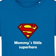 Tricouri personalizate cu mesaj mommy little superhero