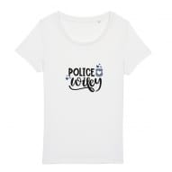 Tricouri personalizate cu mesaj police wifey