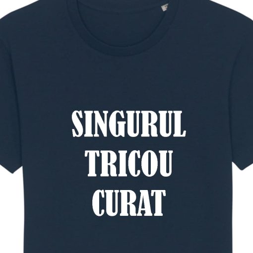 Tricouri personalizate cu mesaj singurul tricou curat