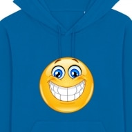 Hanorac unisex personalizat cu mesaj smile emoticon