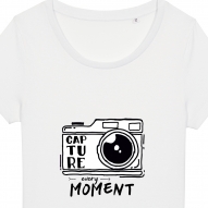 Tricouri personalizate cu mesaj capture every moment