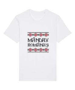 Tricouri personalizate cu mesaj mandru romanas